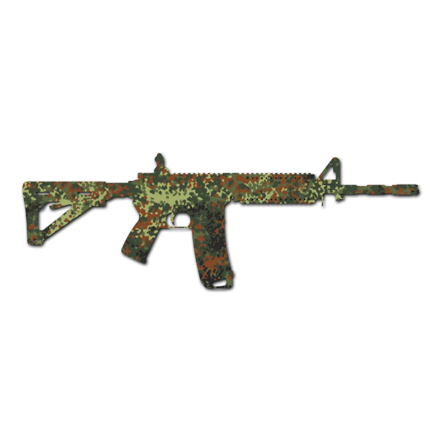 AR-15 Assault Rifle Gun - Decal Sticker - Multiple Patterns